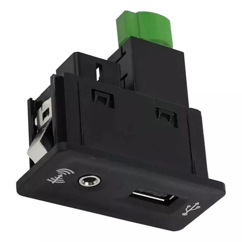 Golf 7 CarPlay Switch with Green Head USB+AUX - Model 5Q0035726E