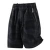 Men Drawstring Waist Relaxed Fit Shorts with Zipper Pockets Lightweight Breathable Casual Camouflage Pattern Shorts for Summer