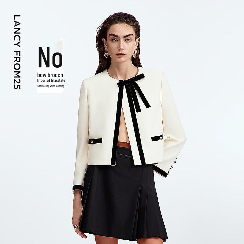 

Langzi Triacetate Bow Detail Jacket M