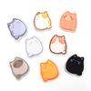 Newseego Triangular Clips Corner Paper Book Double Cute Stationery Paper Book Corner No Punching Household Office Character Cat Design (8-Pack) Clips,