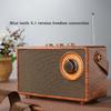 Retro Portable Wireless Blue Tooth Speaker High-Quality Powerful Stereo Sound FM Radio Rechargeable MP3 Player Hands-Free Call