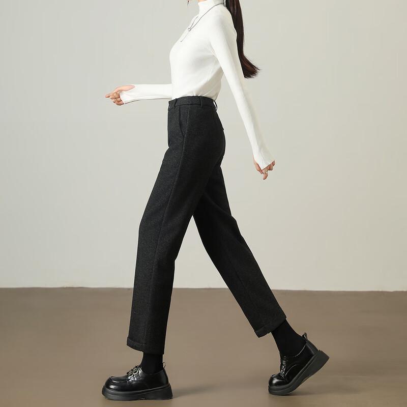 Kobel Women's Autumn/Winter Thickened Tapered Commuter Suit Trousers