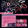 31Pcs Small Beads Organizers Plastic Cases Mini Clear Dimond Storage Containers Boxes for Bracelet Making DIY Jewelry Craft Nail