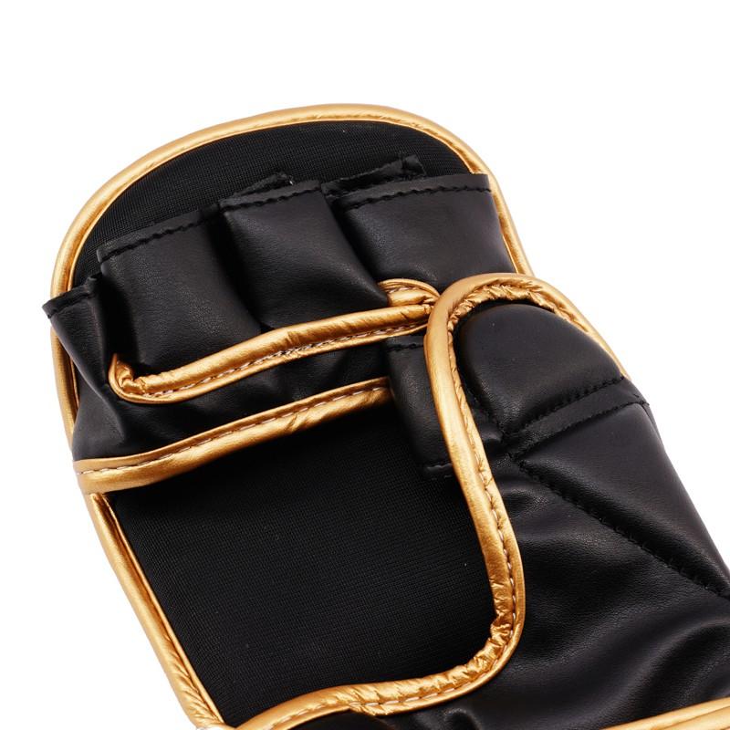 Stormcloud Lynx Mma Sparring Gloves Black/Gold 7Oz M/L