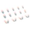 Artificial Nails Wearable Nails Long Nail Pieces Gradient Color Ice Mint Diamond Style Shiny Nail Pieces High-grade Diamond Fake Nails