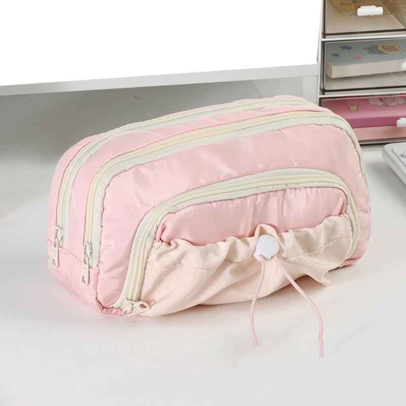 High Capacity Pencil Case Multi Compartments Pen Pouches Pen Organizers Pen Storage Bag Travel Makeup Pouches for Women