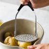 Kartoffelstampfer aus Edelstahl zum Zubereiten von Kartoffelpüree Süßkartoffeln Obst Gemüse Küchenhelfer