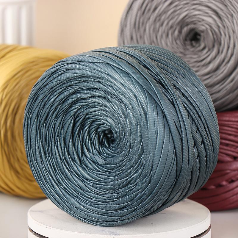 Filato in Ecopelle Nappa Opaca 200g/Rotolo per Maglia all'Uncinetto Fai-da-Te Filo per Borse Fatte a Mano Scarpe Artigianato