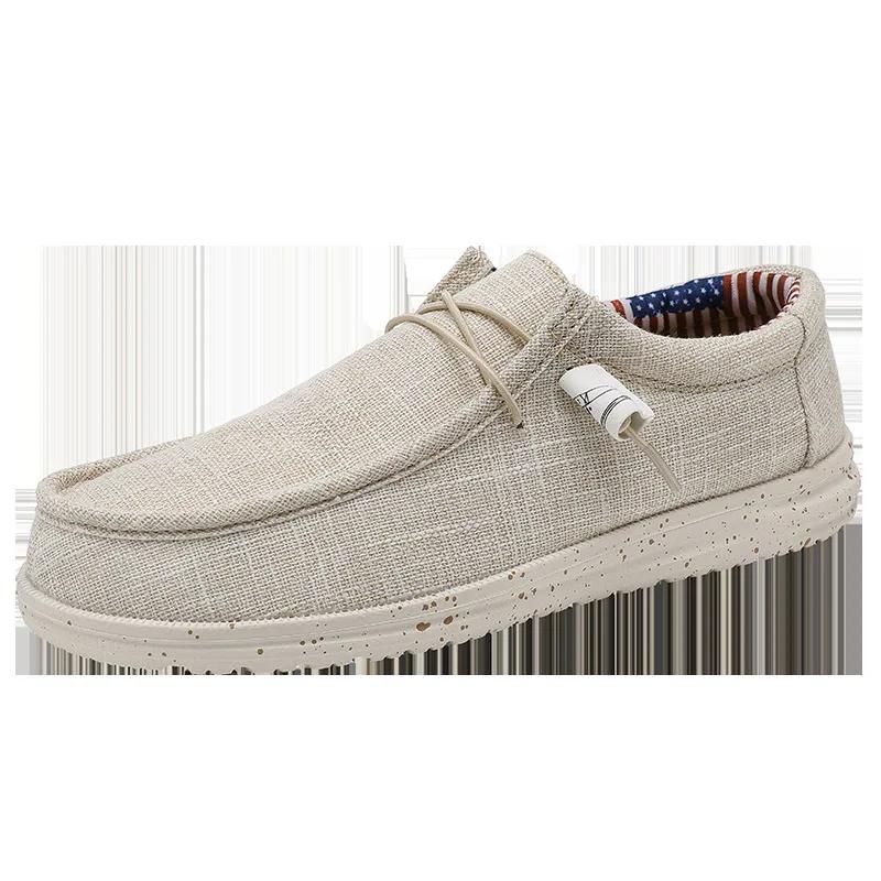 Men Loafers Trendy Casual Shoes Men's Canvas Shoes Trade Slip-on Lazy Shoes for Men zapatos vulcanizados hombre