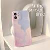 Original Gradient Smudge 12 Apple iPhone 16 Mobile Phone Case 15promax All Inclusive 8P Applicable 14 Protective Case 13