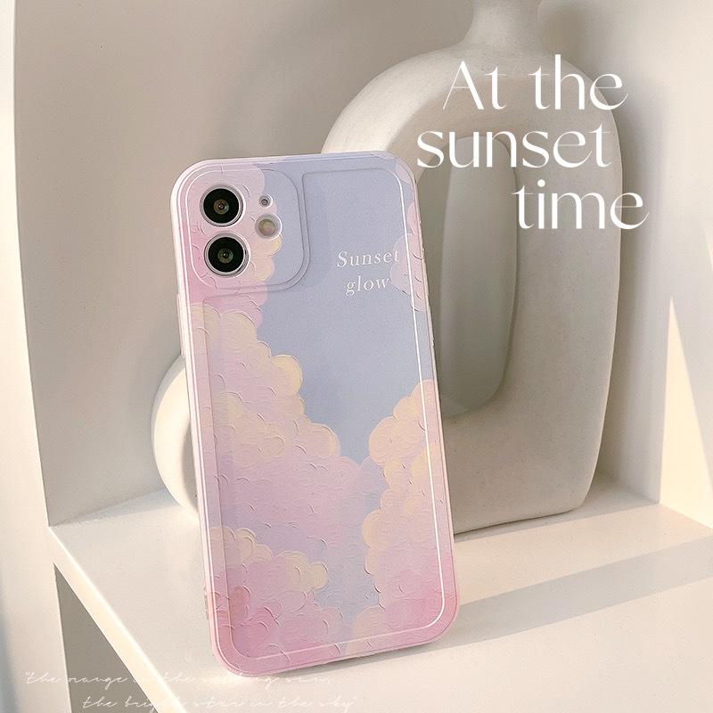 Original Gradient Smudge 12 Apple iPhone 16 Mobile Phone Case 15promax All Inclusive 8P Applicable 14 Protective Case 13