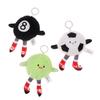 Cartoon Voetbal Pluche Speelgoed Sleutelhanger Biljart Volleybal Dumbbells Knuffel Pop Hanger Autosleutelhanger Rugzak Tas Decoratie Kinder Cadeau
