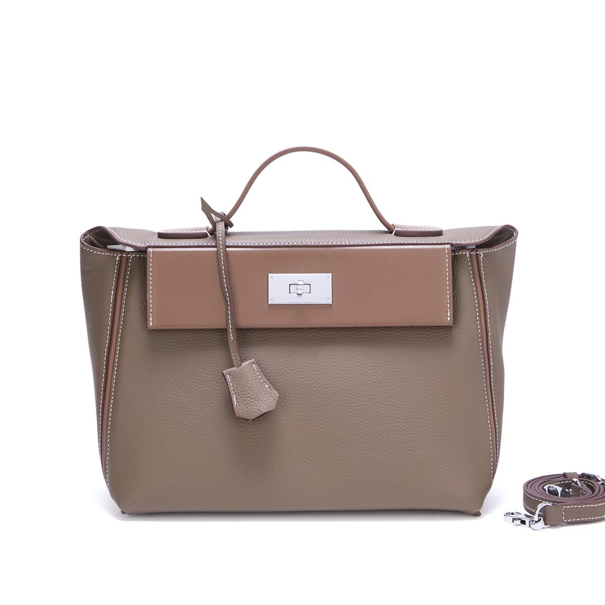 New first-layer cowhide bag women`s genuine