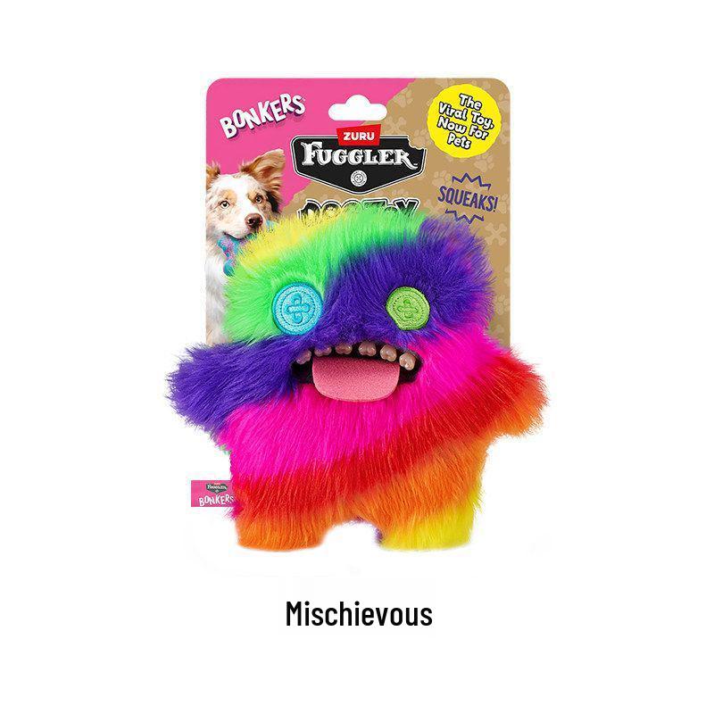 Fuggler Cute Monster Plush Dog Toy - Quirky & Trendy Doll 25cm