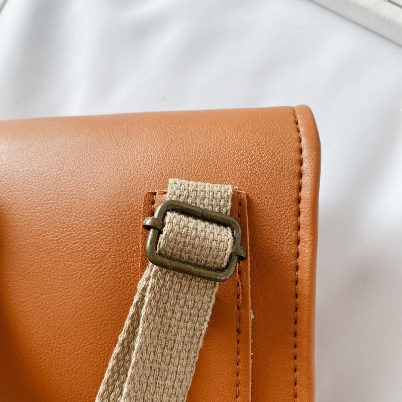 Søt PU-skinn Barneryggsekk Cartoon Bear Førskoleveske Baby Gutt Jenter Mini Barnehage Skolesekk