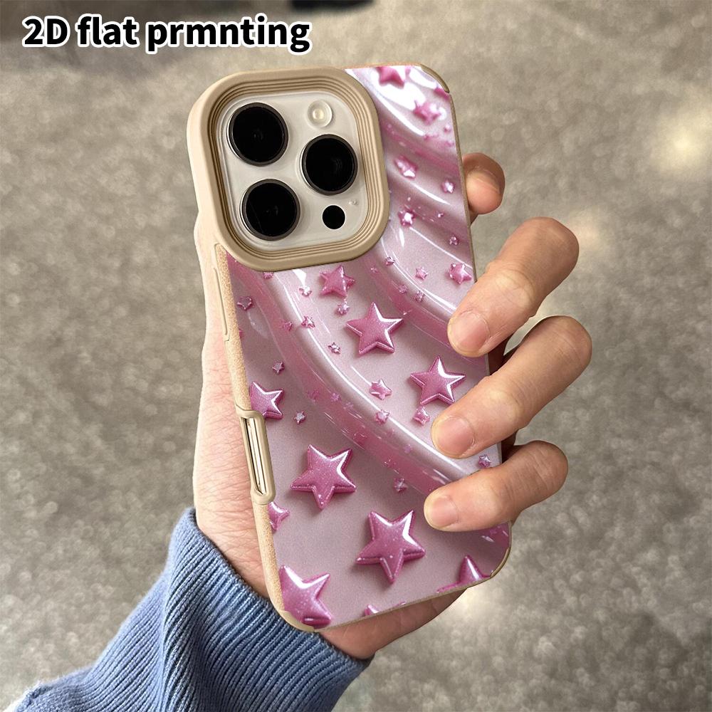 Phone Case: 2D flat lambskin suitable for iPhone 18, 17, 16, 15, 14, 13Pro protective case, gentle and sweet-cool, Christmas and Halloween gift