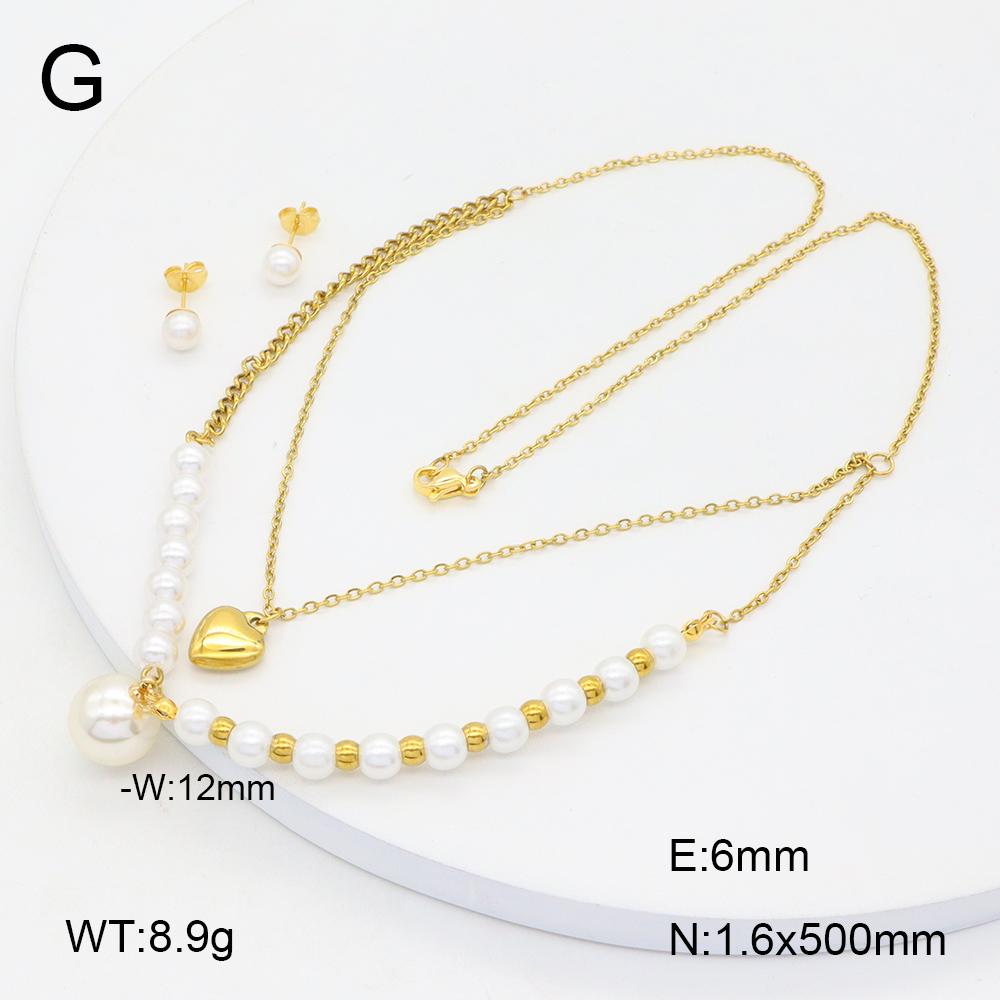 Stainless Steel Gold Flower Set Women 4pcs Necklace Earrings Bracelet Ring Cubic Zirconia Luxury Wedding Party Anniversary Gift