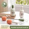 Washing Cup and Bottle Brush, Long-handled Household Kitchen Cleaning Brush, Gadget, Baby All-round Sponge Brush, Insulated Cup Brush