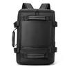 Men's business backpack Outdoor travel satchel Large capacity commute to work Waterproof simple leisure Premium sense