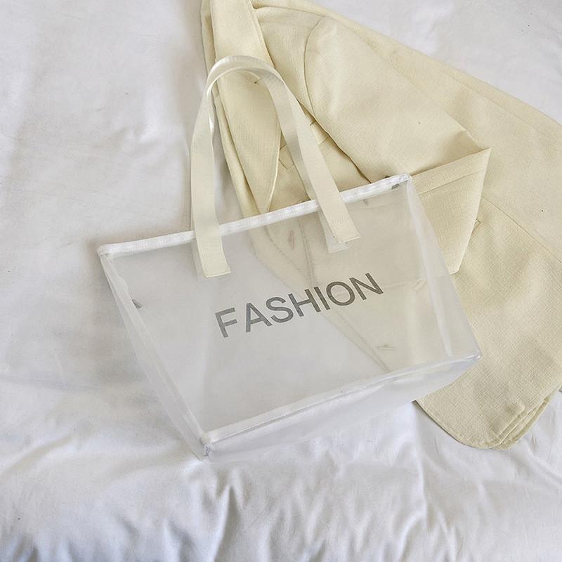 Chic Large Capacity Mesh Tote Bag For Women Trendy Street Fashion Handbag