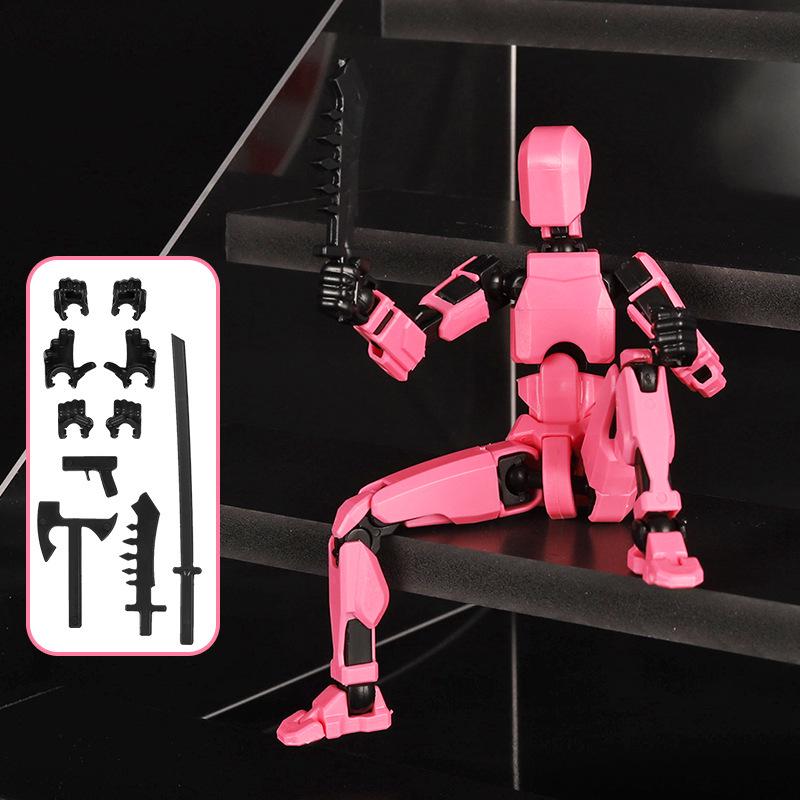 3D Printed Articulated Lucky Doll Mannequin - DIY Stress Relief Toy