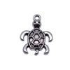 Turtle Charms Antique Bronze Silver Pendants For Animal Themed Jewelry Making