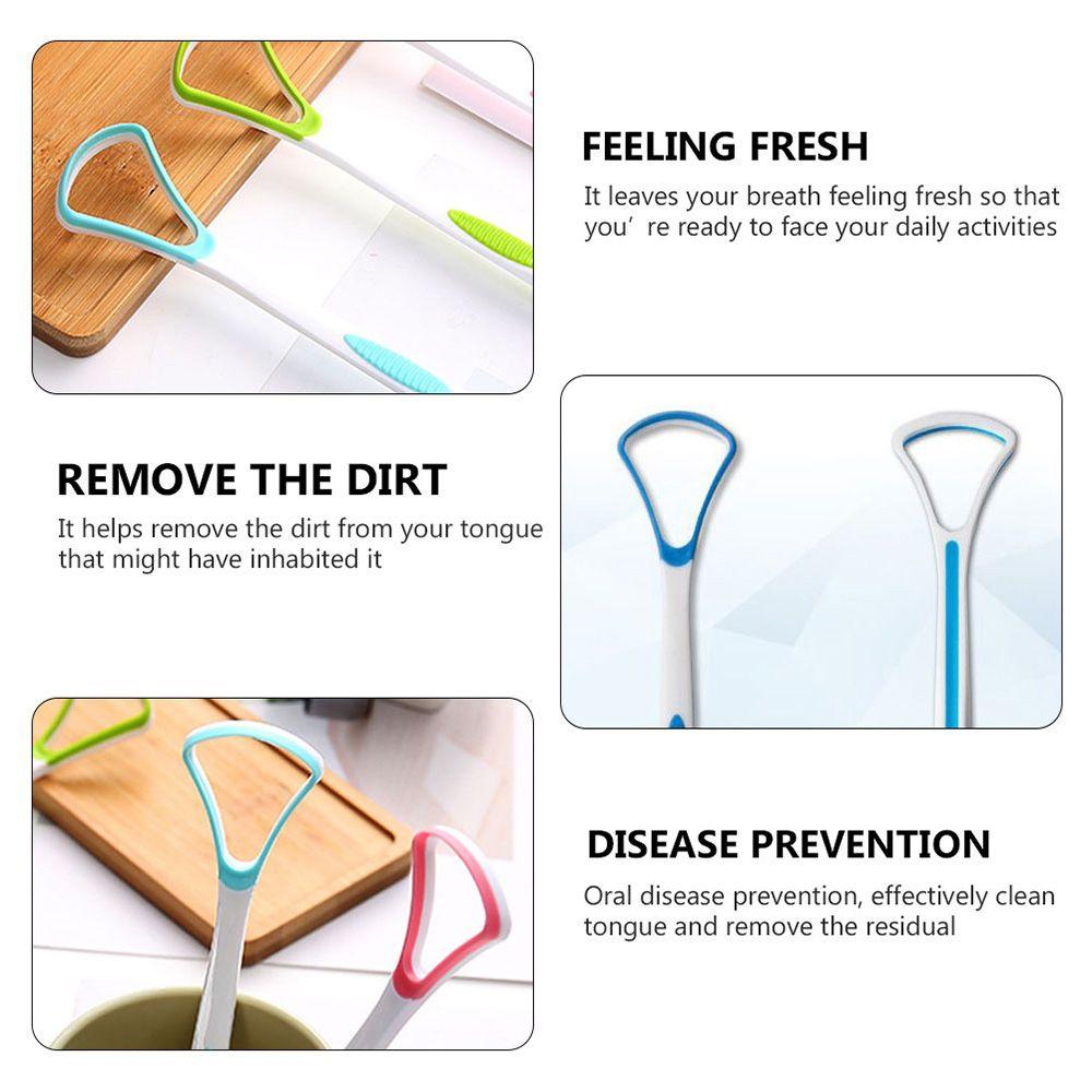 Clean Oral Hygiene Tools Hygiene Care Tongue Brush Tongue Scraper Mouth Brush Oral Cleaning Brushes