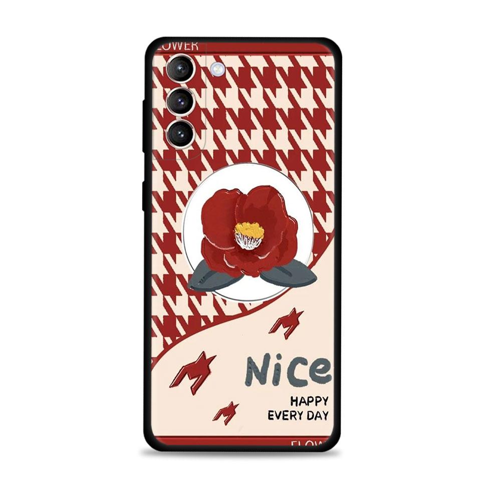 For Samsung S20 Fe Case Galaxy S21 Ultra S22 S10 S20 S9 S8 Plus S22ultra Note 20ultra 10plus Funda Luxury Nice Design Pattern