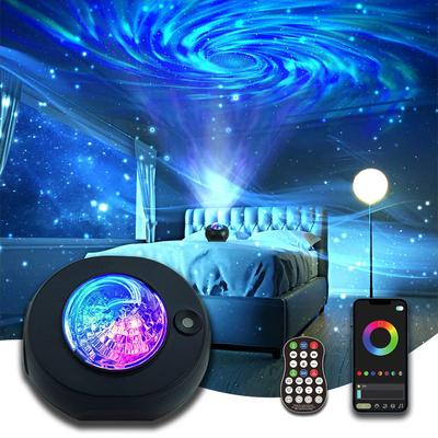 Proiettore Smart Galaxy Star Controllo APP Bluetooth Speark LED Proiettore colorato cielo stellato Lampada notturna Telecomando per regali per bambini in camera da letto