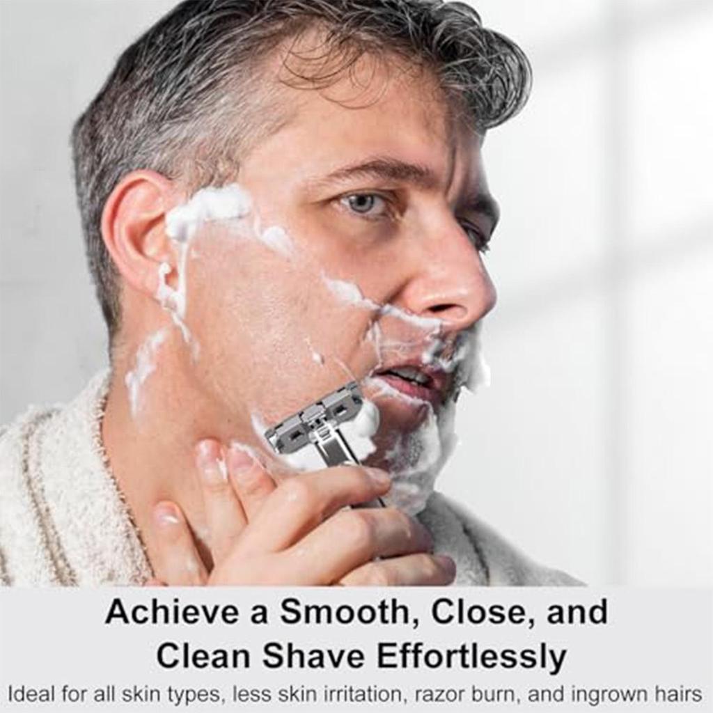 Double Layer Half Blade Manual Razor with Floating Head