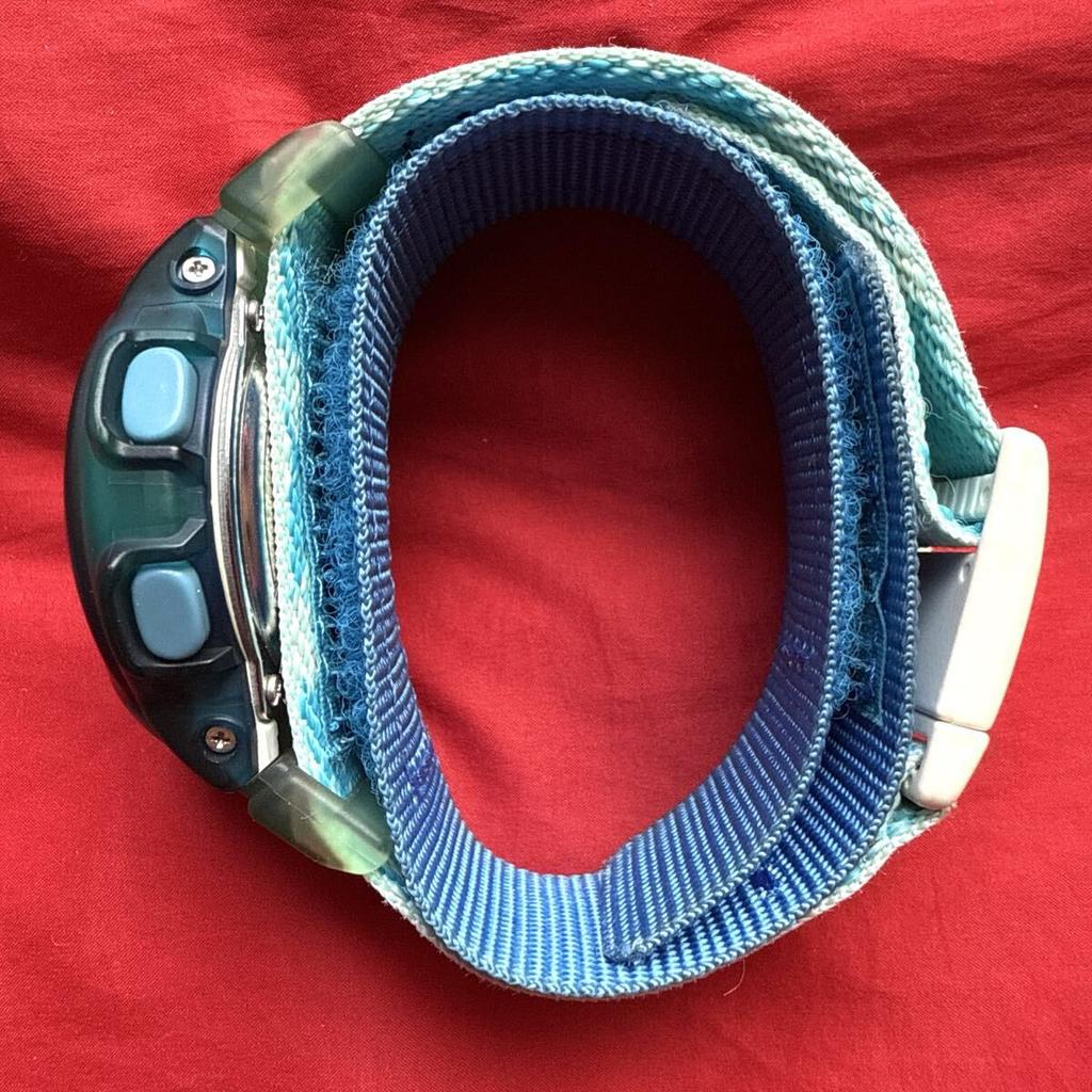 CASIO Masai Mara EL Lion Parent and Child Masai Mara Bezel Blue Stylish Camouflage Belt BG-350 BABY-G Dyed