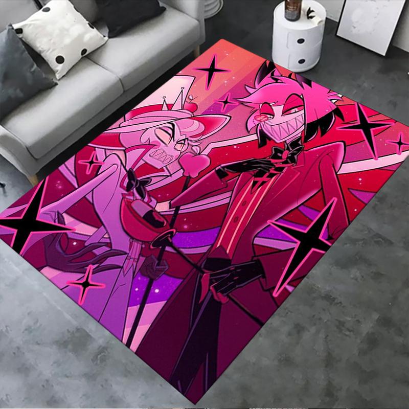 2025 New Alastor Anime Carpet Rug for Living Room Bedroom Home Sofa Decoration,Kids play Non-slip Floor Mat55