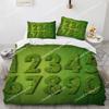 Mathematical Formula Duvet Cover Set King Queen Full Size microfiber Bedding Set for Kids Teens Comforter Cover with Pillowcase