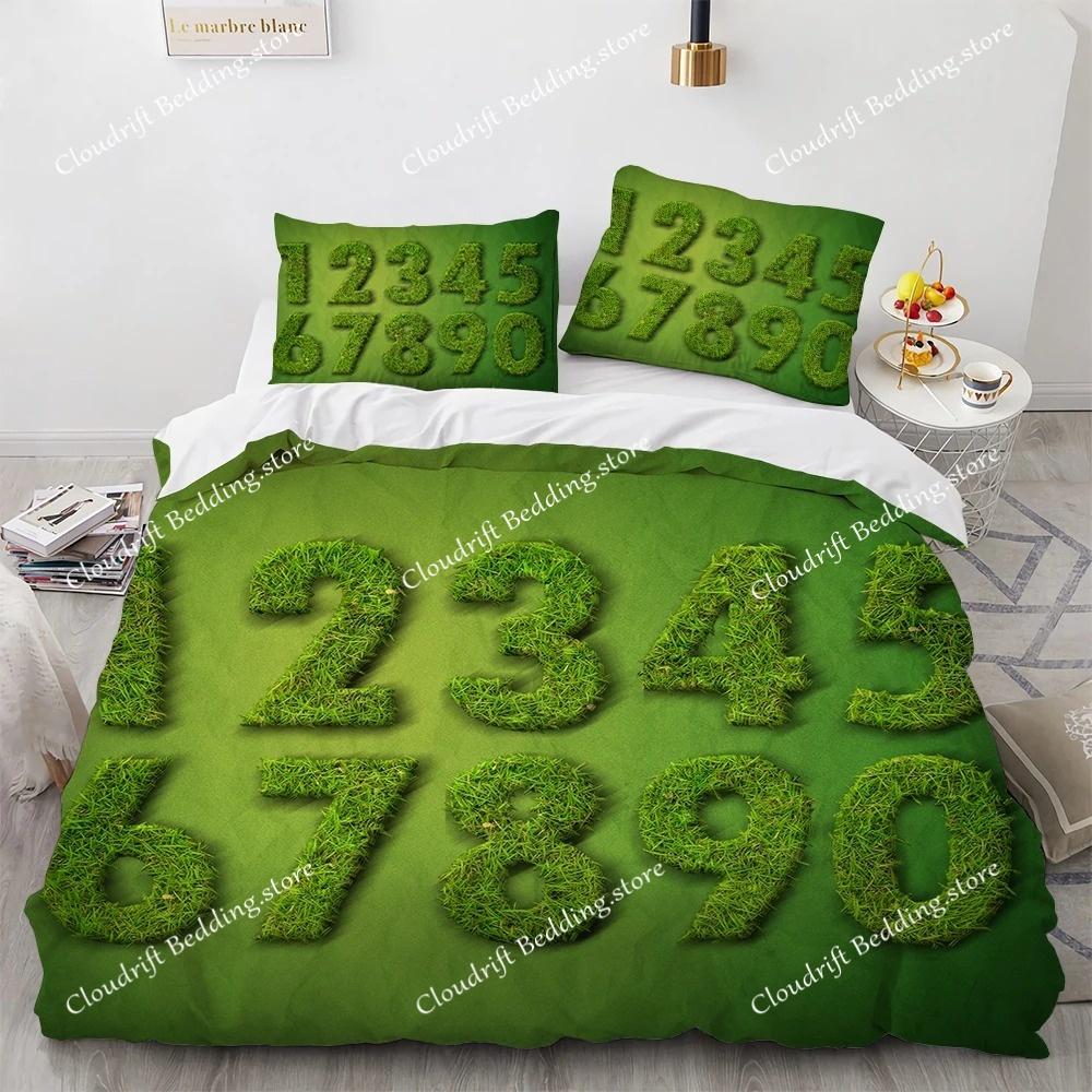 Mathematical Formula Duvet Cover Set King Queen Full Size microfiber Bedding Set for Kids Teens Comforter Cover with Pillowcase