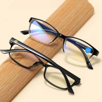 Lesebrille Damen Tr90 Ultraleichte Lesebrille Quadratische Computerbrille im Vintage-Windstil Presbyopie-Gläser +1,0 +1,5 +2,0 +2,5 +3,0