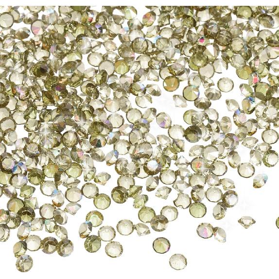 MECCANIXITY 16800 Pcs Wedding Table Scatter Confetti Diamond, 3mm Mini Crystals Acrylic Fake Diamonds Rhinestones for Table Centerpiece Decorations