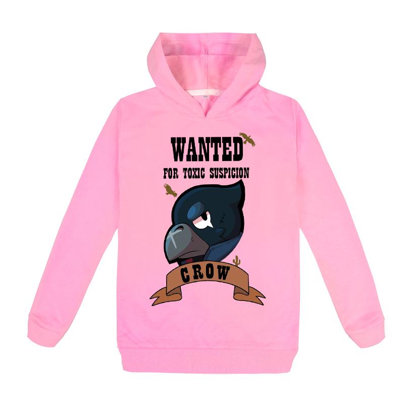 BrawlStars Crow Personaggio Bambini Ragazzi Ragazze Cartone Animato Stampa  Felpa con cappuccio Maglione per bambini acquista in modo economico —  spedizione gratuita, recensioni reali con foto — Joom