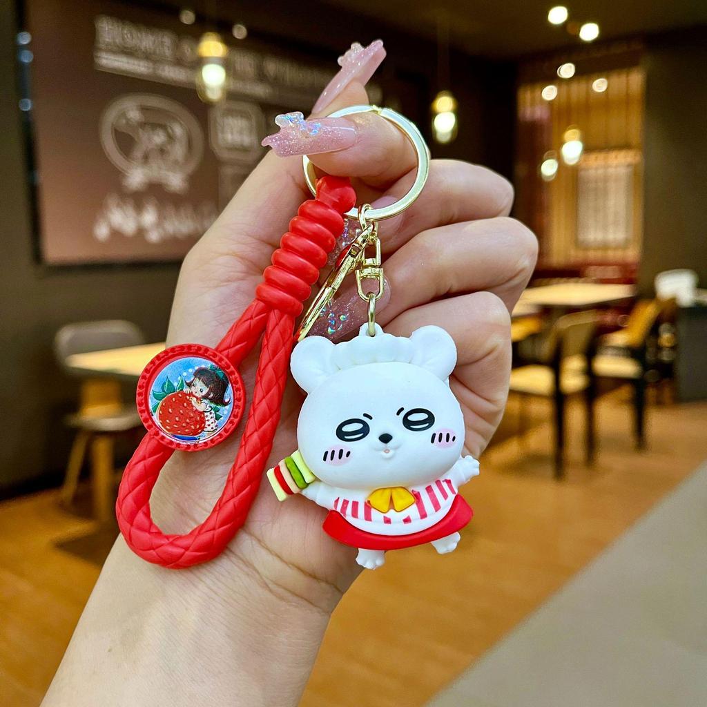 Kirby Second Gen Keychain: Cute Cartoon Figure for Backpacks & Gifts