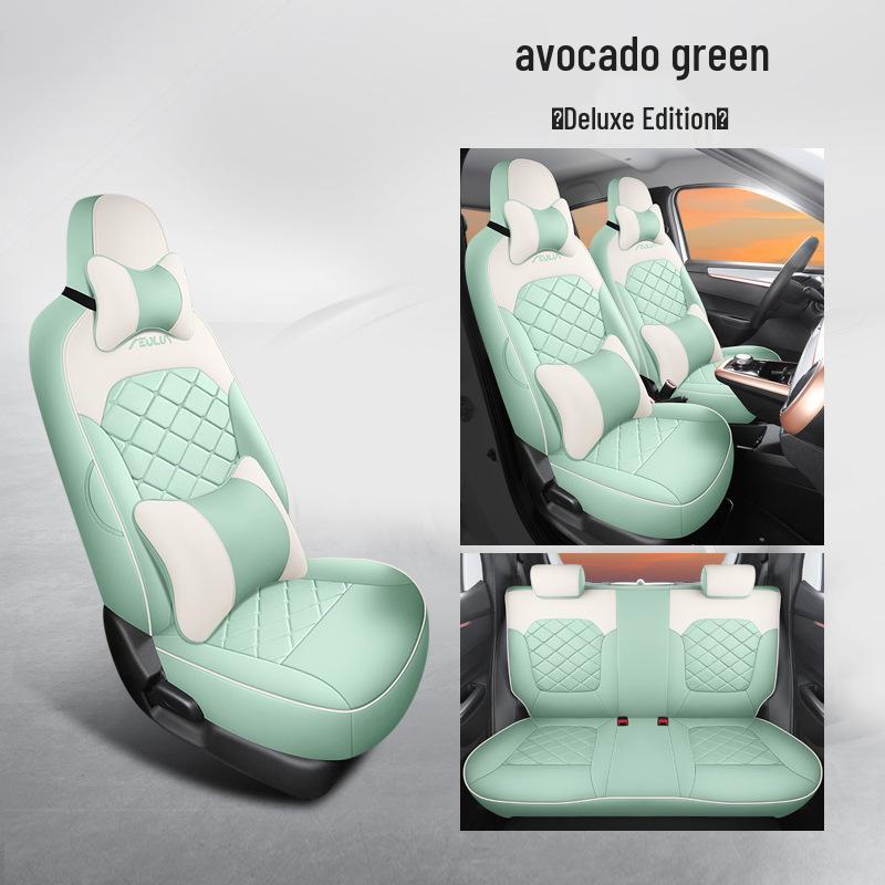 Universal Nano Leather Car Seat Cushion - All-Season Fit