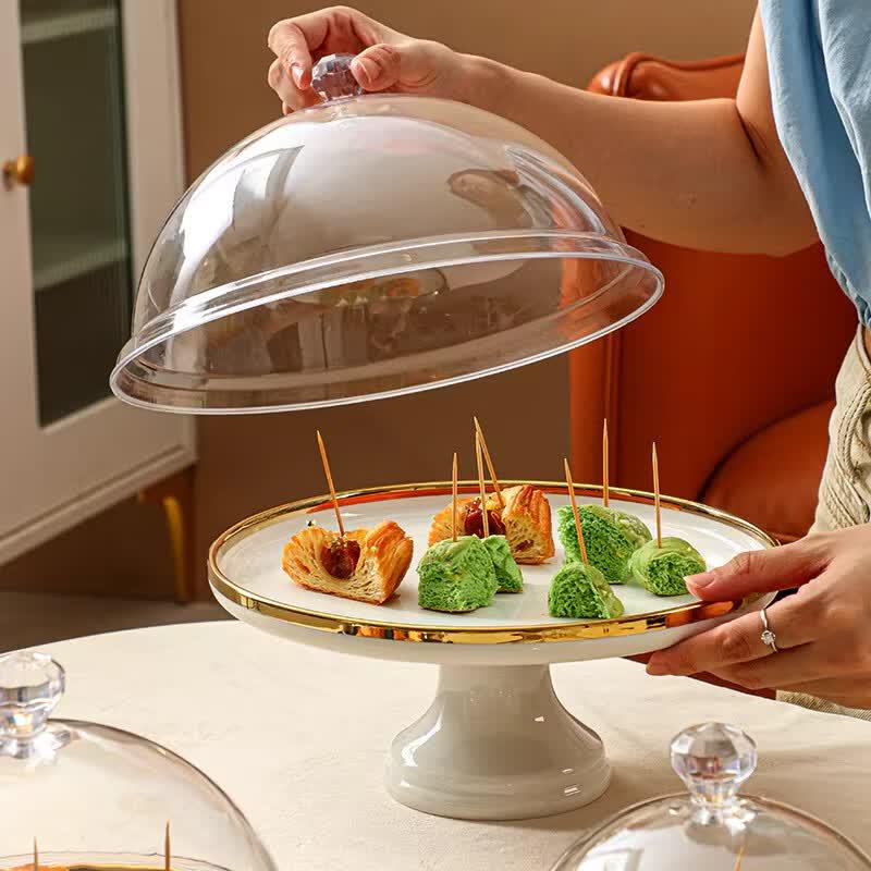 Nordic Style Ceramic Multi-layer Dessert & Snack Tray