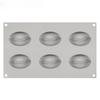 6 Forms Coffee Bean Mousse Cake Mold Silicone Pastry Molds for Baking French Dessert Cake Decorating Tools