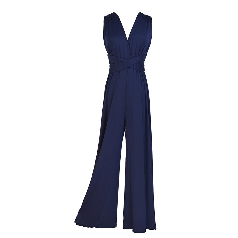 Women's Multi-Way Strap Crossover Bandage Jumpsuit - Sexy & Stylish OL Fashion