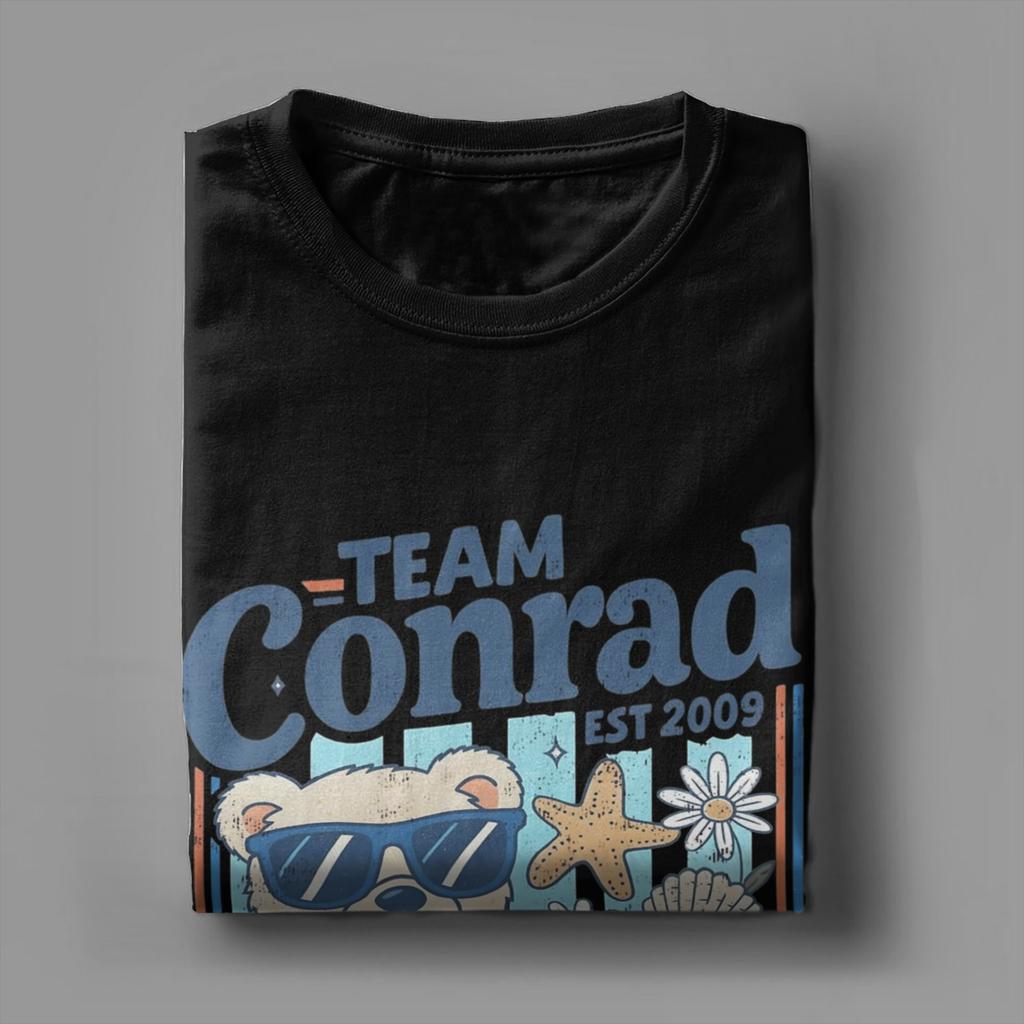 Men's T-Shirt Team Conrad Cousins Beach The Summer I Turned Pretty Hipster Cotton Tees Short Sleeve T Shirts Clothing 6XL