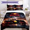 Juego de Ropa de Cama de Carreras de 3 Piezas Funda Nórdica con Cierre Incluye 1 Funda Nórdica y 2 Fundas de Almohada, Suave y Cómodo para Todas las Estaciones.
