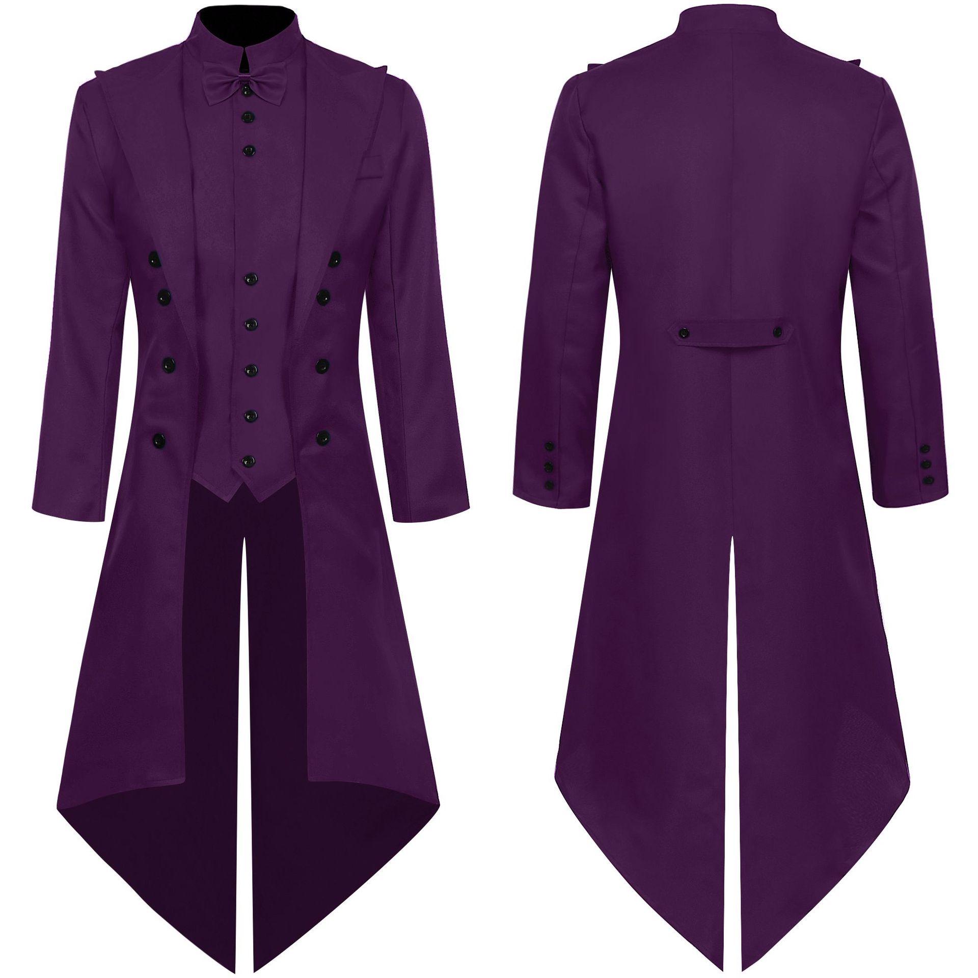 Стимпанк Готический Викторианский Мужской Фрак M