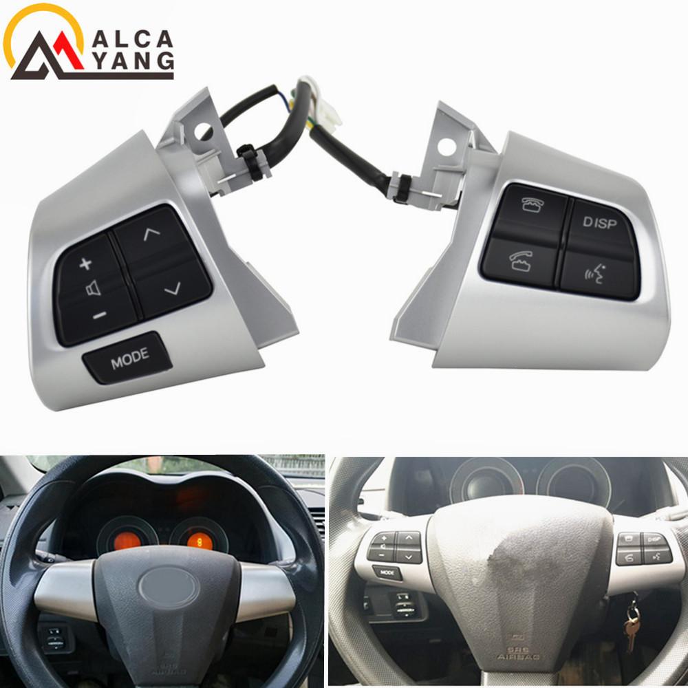 Top quality Steering Wheel Volume Sound Button For TOYOTA COROLLA A*DE150 N*DE150 NR*E150 ZR*E15 ZZ*E150 2010-2013 car-styling