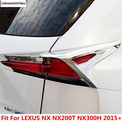 Heckklappe Kofferraum Scheinwerfer Lampenrahmen Augenbraue Dekoration Abdeckung Zierleiste Außen Zubehör Für LEXUS NX NX200T NX300H 2015 -