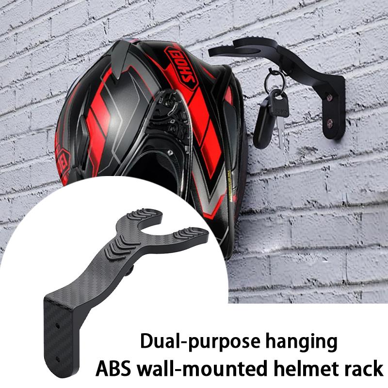Motorcycle Helmet Wall Rack Hook Mount Helmet Storage Display Shelf for Bedroom Entryway Garage Use