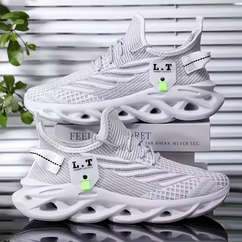 Men'S Running Shoes Fashionable Avant-Garde Mesh Anti Slip Casual Sneakers New Ultra Light Fast Drying Basketball Training Shoes