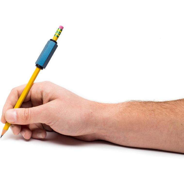 Pack of 4 Pen or Pencil Weights | Handwriting Aid for Children, Elderly, or Special Needs. Assists with Penmanship Issues Due to Autism, Tremors,